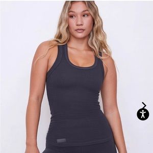 set active racer back tank in storm